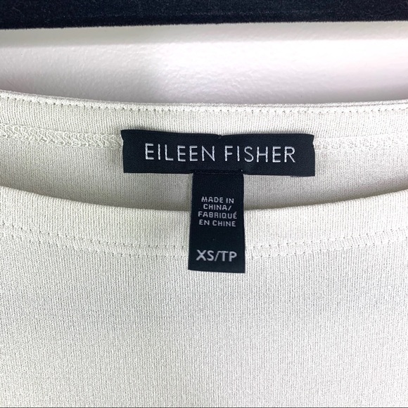Eileen Fisher Lightweight Stretch Crepe Tunic - Picture 5 of 7